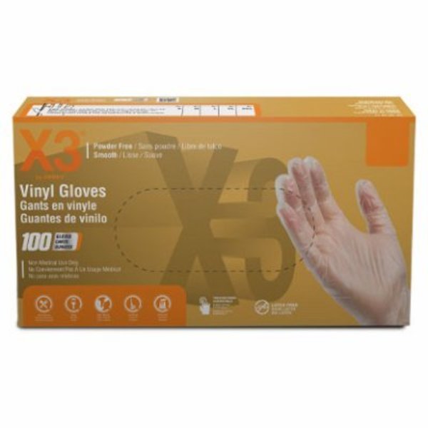 Ammex 100CT XL Vinyl Gloves GPX348100